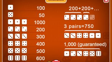 Правила игры в кости в 1000